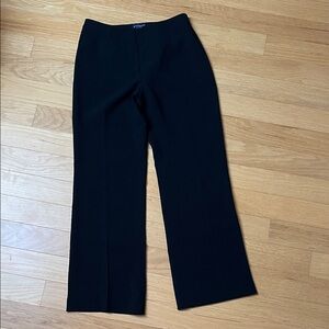 NWT | Ann Taylor Classic Black Wide Leg Trousers